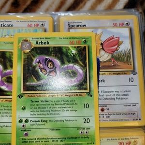 Pokemon Ekans 1st Edt and Arbok 1st Edt n more